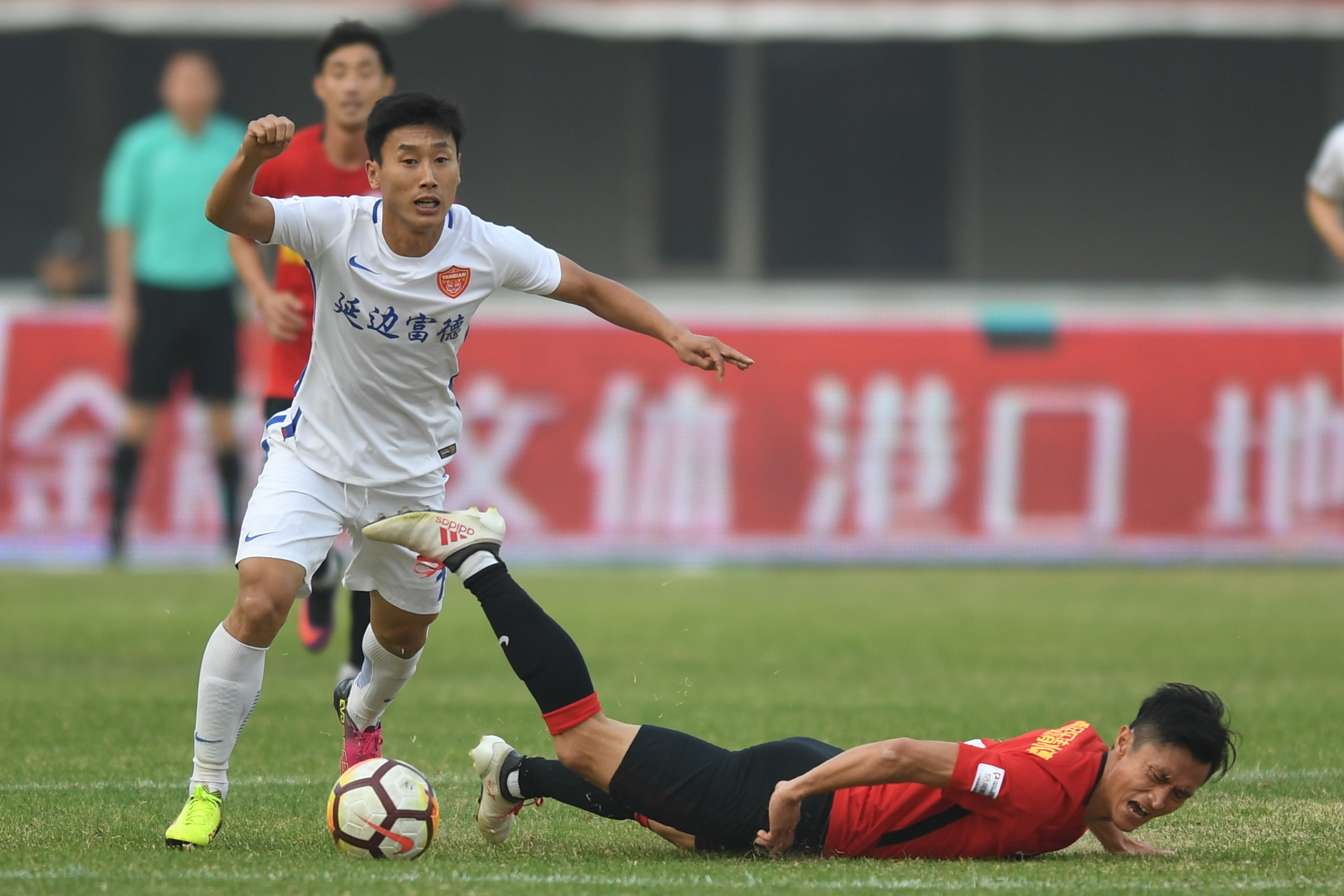 延边富德客场击败辽宁宏运，提升士气